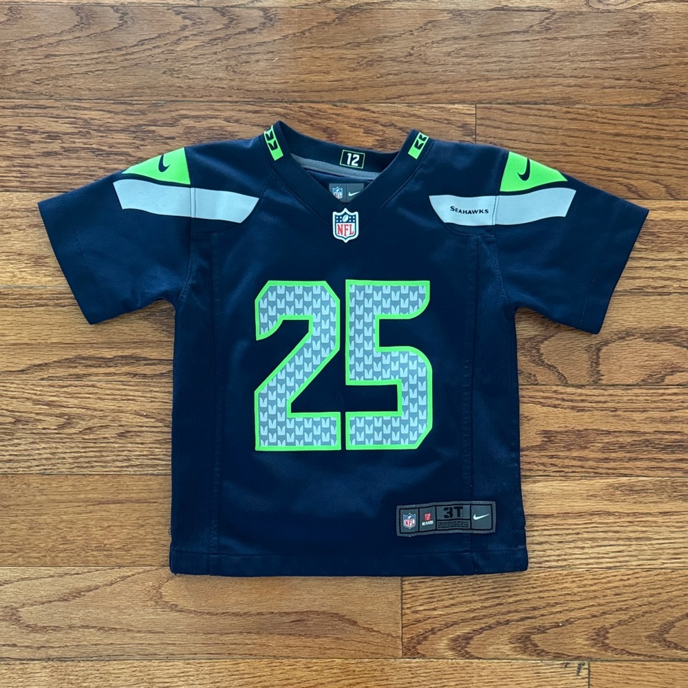 Official NFL Nike 3T Seahawks Jersey (25 Sherman)